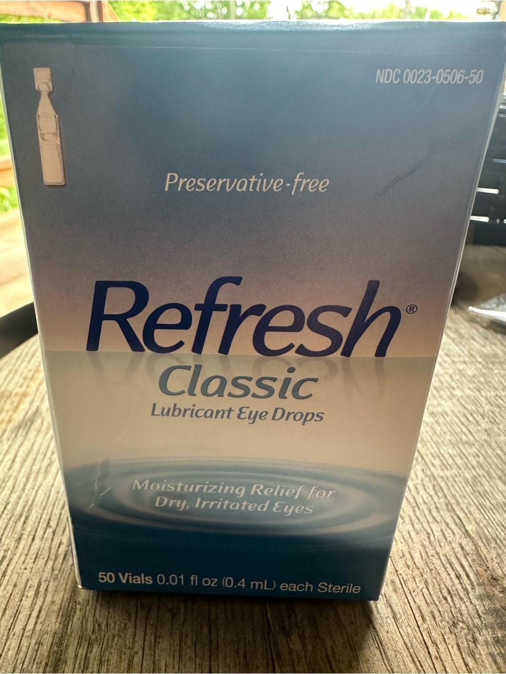 Refresh Classic Lubricant Eye Drops - Blue and White Packaging